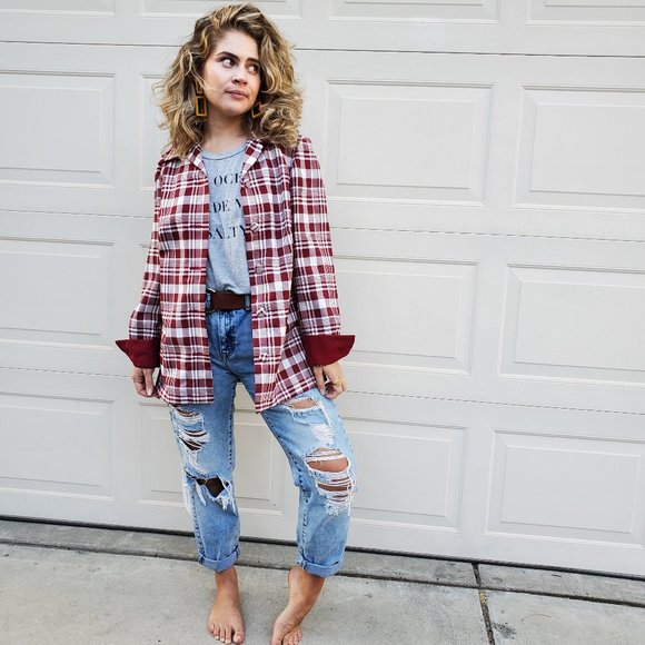 Vintage Jackets & Blazers - vintage 1970s plaid jacket